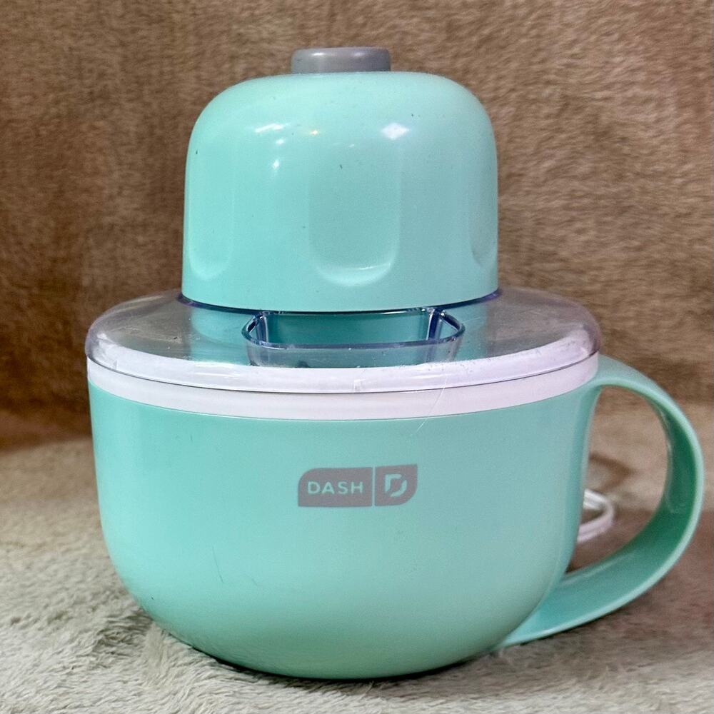 Dash My Mug Ice Cream Maker Aqua Personal Frozen Dessert Maker Tested Works